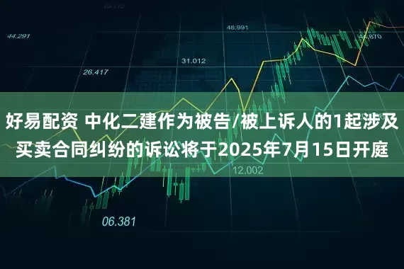 好易配资 中化二建作为被告/被上诉人的1起涉及买卖合同纠纷的诉讼将于2025年7月15日开庭